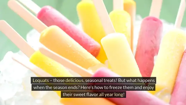 Video thumbnail for How to Freeze Loquats?