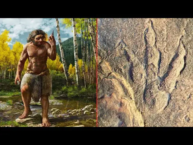 Video thumbnail for 9,000 Year-Old  Symbols And Art Work Discovered Around Dinosaur Footprints In Brazil