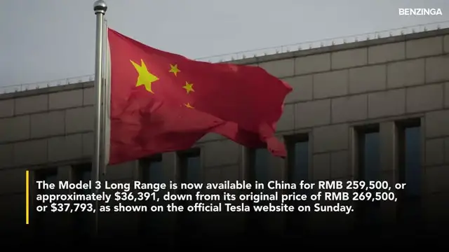'Video thumbnail for Tesla Slashes Price For This Model In China Amid Poor Global Sales'