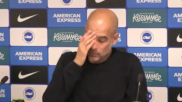 'Video thumbnail for 'We forget to continue playing' - Pep regrets latest City defeat'