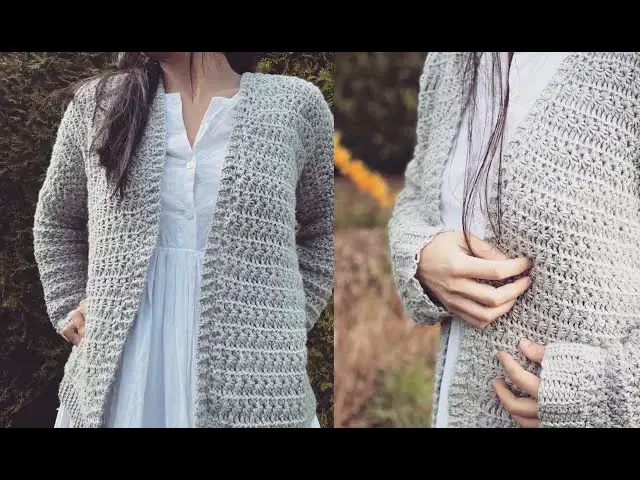 Video thumbnail for All seasons crochet sweater. It's very easy and fun to make it.