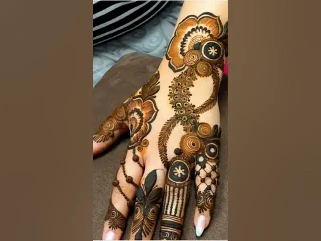 'Video thumbnail for wedding mehndi designs, henna art ideas, mehendi for brides, simple mehndi designs, intricate'