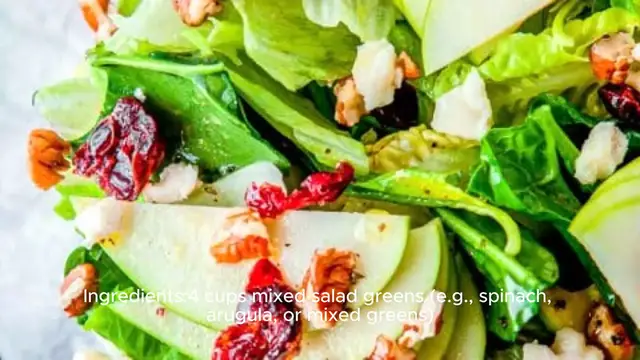 Video thumbnail for Apple Cranberry Walnut Salad Recipe