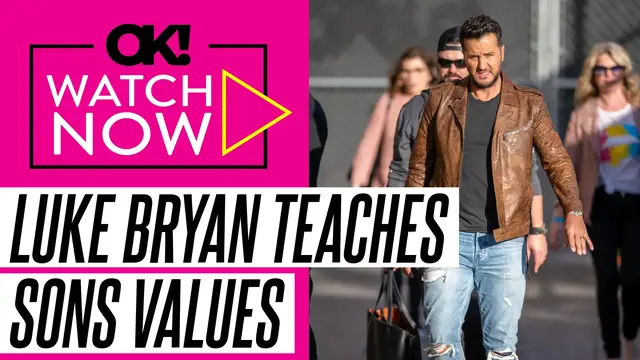 Video thumbnail for Luke Bryan Says He Teaches His 2 Sons 'Manners, Politeness, Humility and Hard Work': 'It Feels Good'