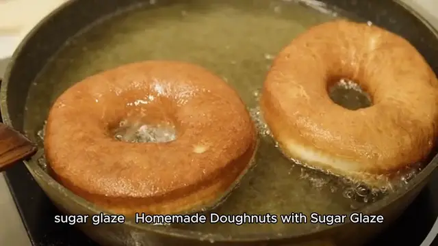 'Video thumbnail for Homemade Doughnuts with Sugar Glaze'