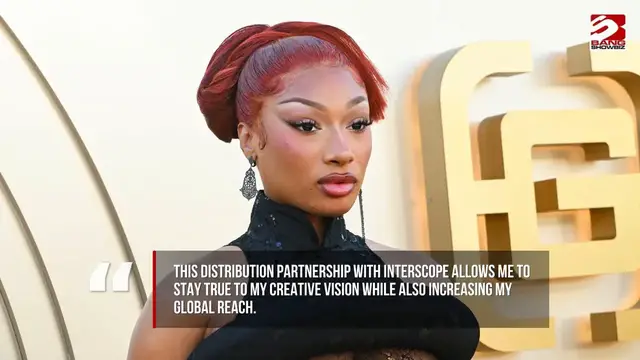 Video thumbnail for Megan Thee Stallion signs deal with Interscope Records