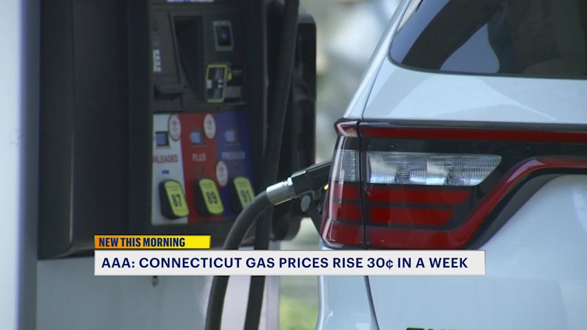 Video thumbnail for Gas prices in Connecticut approaching record highs with no end in sight