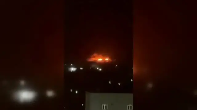 Video thumbnail for Yemen: Major Blaze Breaks Out at Yemen’s Mokha Port.