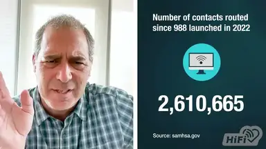 'Video thumbnail for hifi-health-news: understanding the 988 suicide & crisis lifeline'