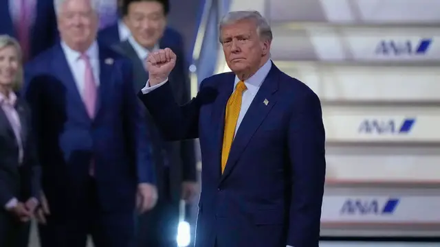 'Video thumbnail for US President Trump has landed in Japan, due to meet emperor and new prime minister'