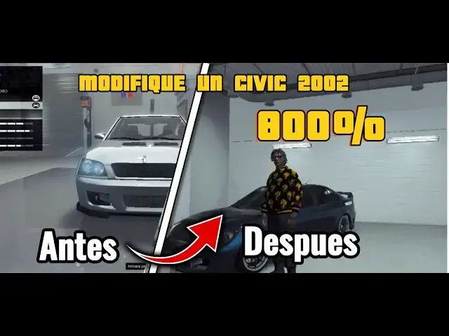 Video thumbnail for CONVERTI UN CIVIC VIEJO EN EL CARRO MAS VELOZ DE GTA V