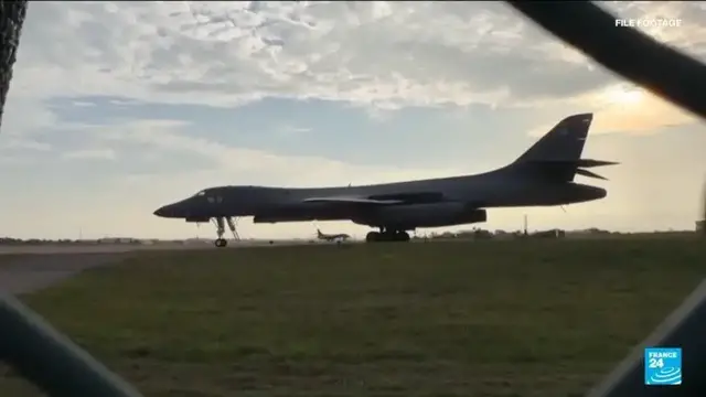 Video thumbnail for US withdraws all bombers from UK base at centre of suspected terror attack