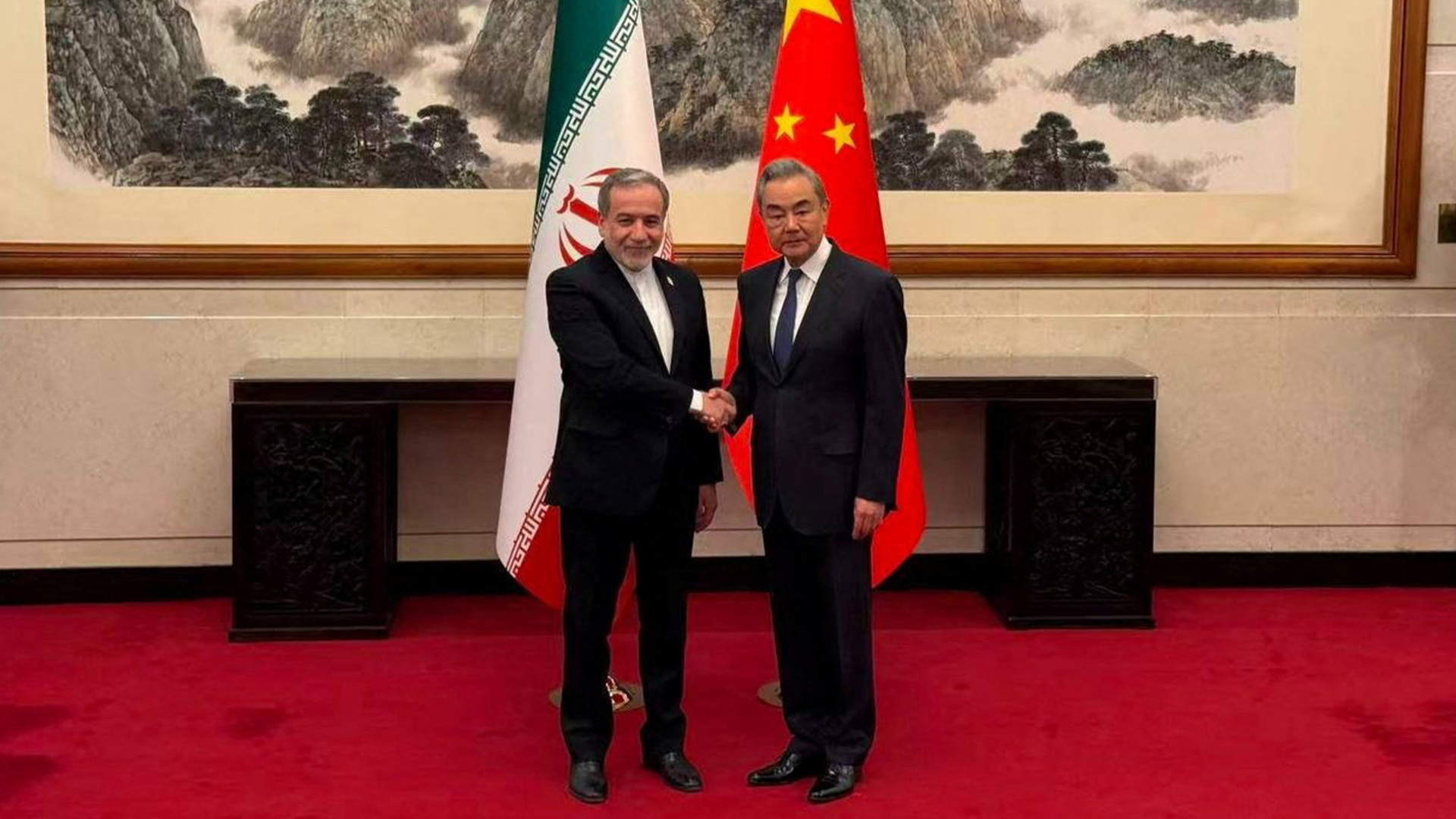 Video thumbnail for Iranian Foreign Minister Araghchi arrives in China for talks