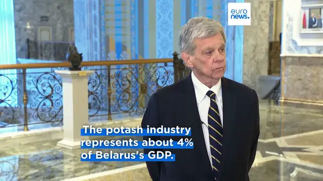 Video thumbnail for US lifts sanctions on Belarusian potash, Lukashenko releases 123 more political prisoners