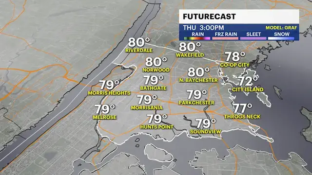 Video thumbnail for Mild temperature trend continues this weekend in The Bronx