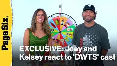 'Video thumbnail for Joey Graziadei and Kelsey Anderson react to 'DWTS' cast'