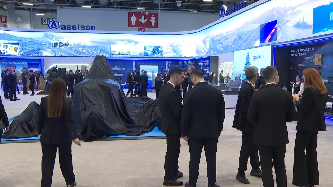 Video thumbnail for Türkiye: Türkiye’s defense, aerospace fair SAHA 2026 kicks off in Istanbul.