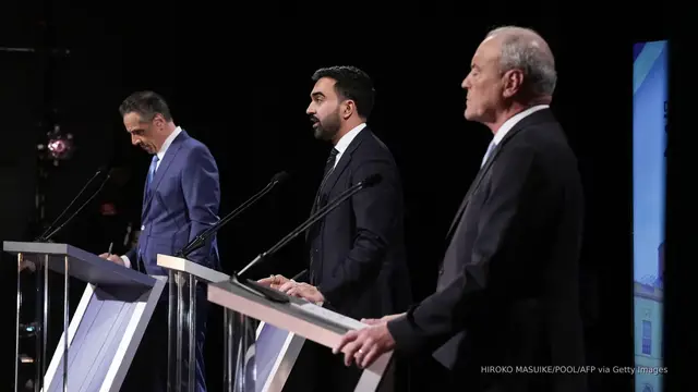 'Video thumbnail for Cuomo, Mamdani clash in final NYC mayoral debate'