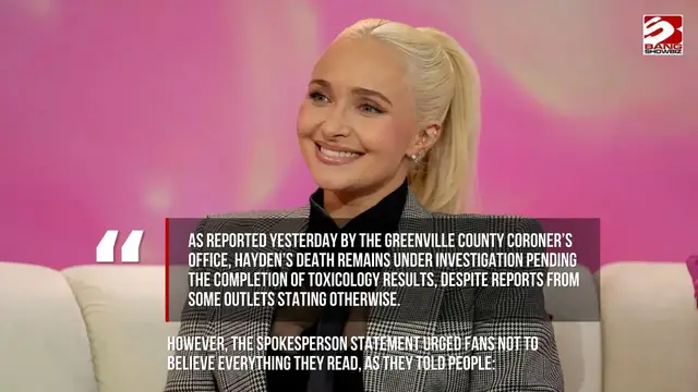 Video thumbnail for Hayden Panettiere's spokesperson promises 'answers will come' in death investigation