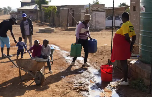 'Video thumbnail for South Africa water crisis: 3m people lack access to piped water'
