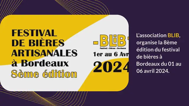 Video thumbnail for Festival des bières de Bordeaux 2024 : du 1 au 6 avril