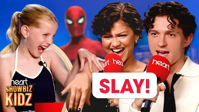 Video thumbnail for Tom Holland & Zendaya's Cutest Interview Ever | Showbiz Kidz
