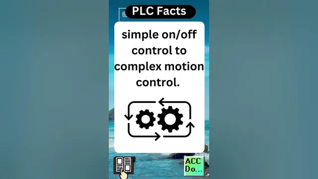 Video thumbnail for PLC Facts - Control a wide range of processes...
