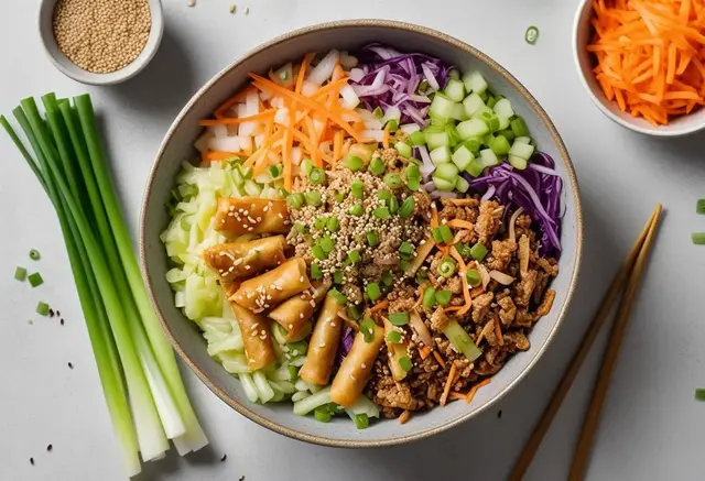 Video thumbnail for Deconstructed Egg Roll in a Bowl