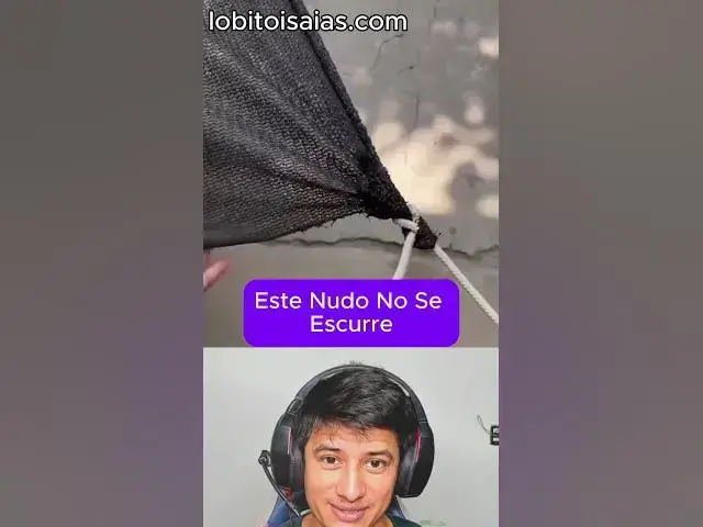 'Video thumbnail for Este nudo pocos lo saben hacer'