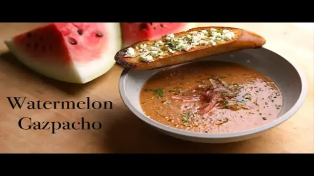 'Video thumbnail for Watermelon Gazpacho'