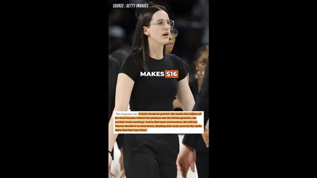 'Video thumbnail for Caitlin Clark Responds to WNBA Commissioner Remarks: “No Comment”'