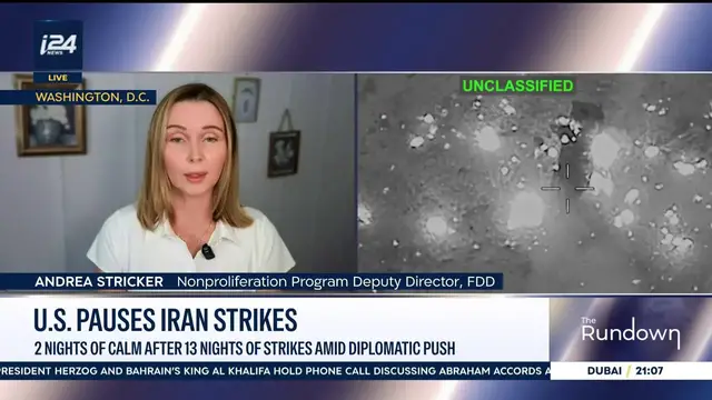Video thumbnail for US pauses Iran strikes