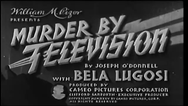 Video thumbnail for Murder by Television (1935)