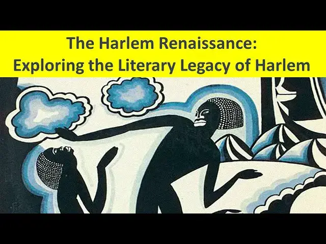 Video thumbnail for The Harlem Renaissance :  Exploring the Literary Legacy of Harlem