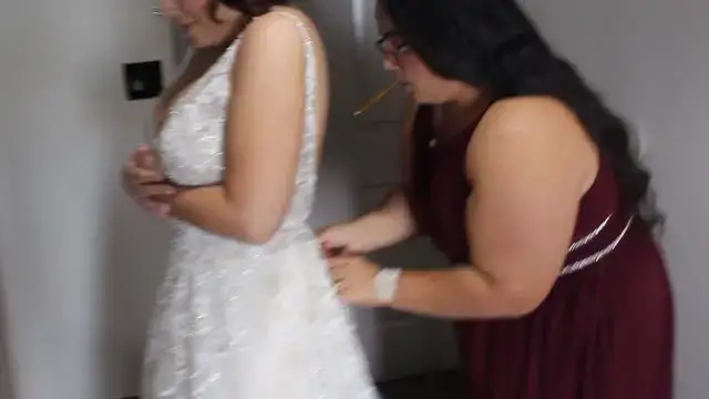 Video thumbnail for Bride Surprised By Mom Battling Cancer On Wedding Day | Happily TV