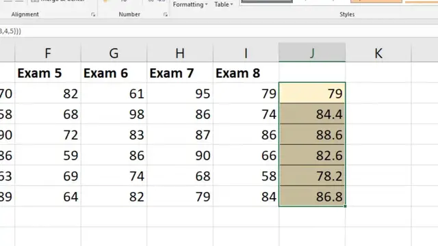 'Video thumbnail for Average the Top 5 Values - Two Excel Formula Examples'
