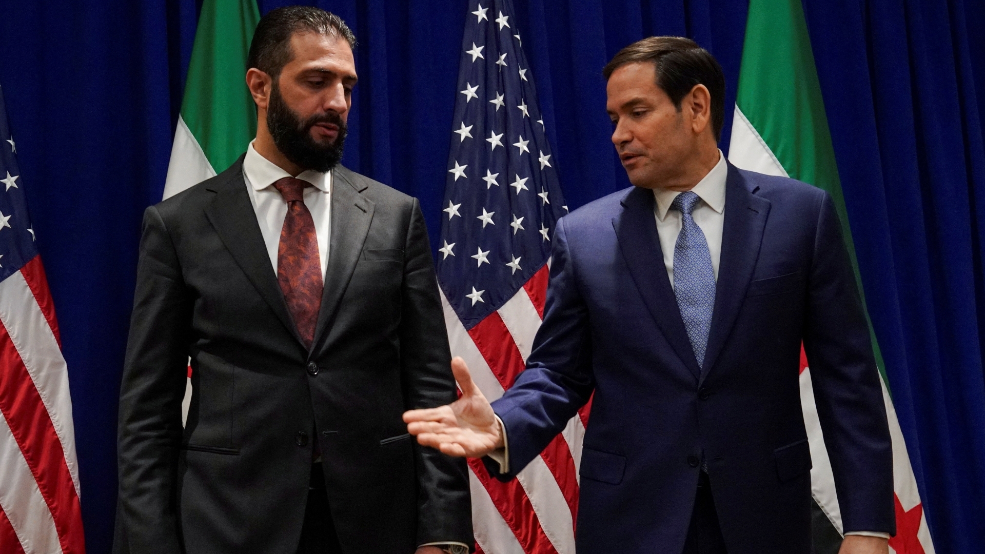 Video thumbnail for US shifts Syria policy, backs Ahmed al-Sharaa over Kurdish forces: Analysis