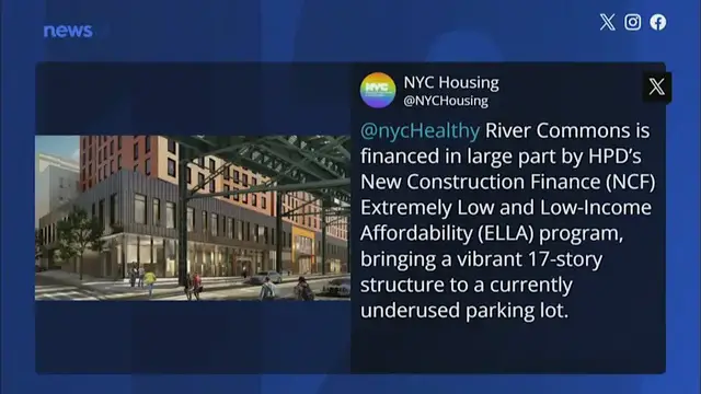 Video thumbnail for City officials break ground on new apartment complex in South Bronx