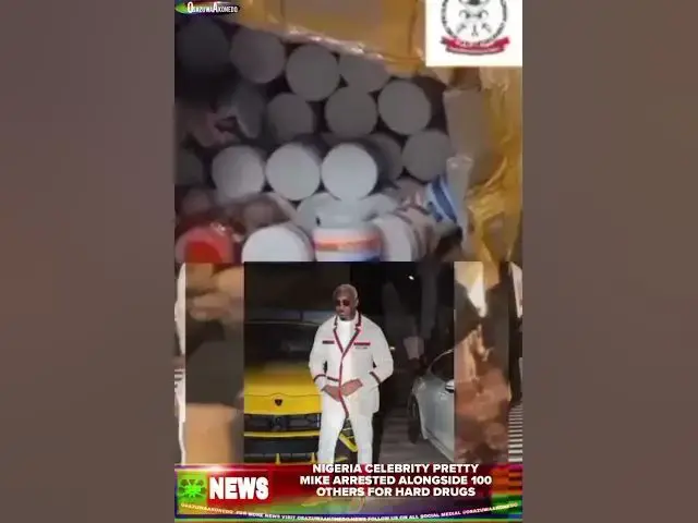 Video thumbnail for Nigeria Celebrity Pretty Mike Arrested Alongside 100 Others For Hard Drugs