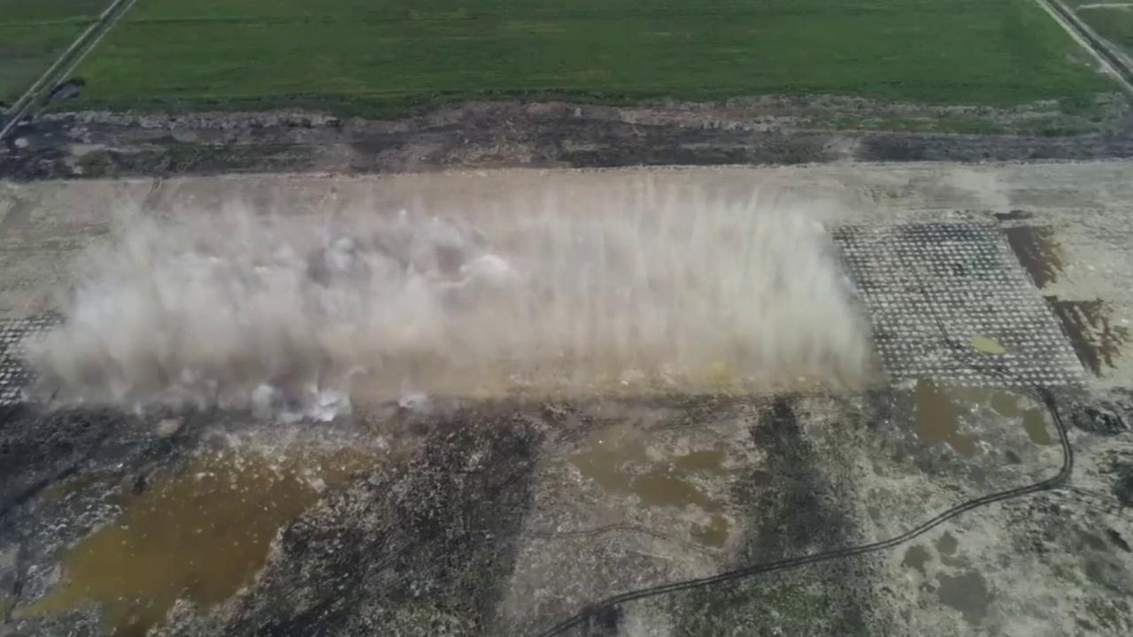 Video thumbnail for US: One Of The Largest Controlled Construction Detonations Ever Conducted.