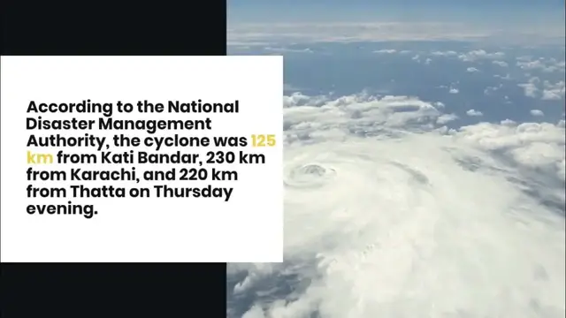 'Video thumbnail for Breaking News - Biparjoy Cyclone Pakistan and India'