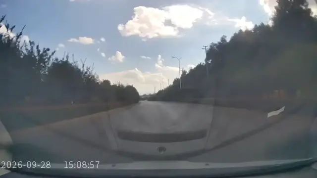 Video thumbnail for Car Overturns After Collision on Hunan Freeway