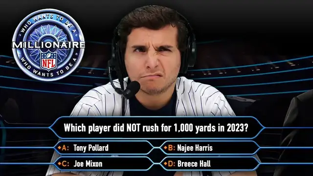 Video thumbnail for Who Wants to be a Millionaire! | NFL Edition 3.0