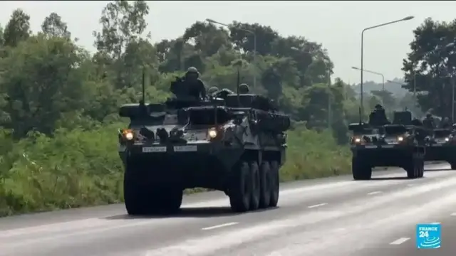 Video thumbnail for Thailand vows to keep fighting Cambodia despite Trump's ceasefire claim