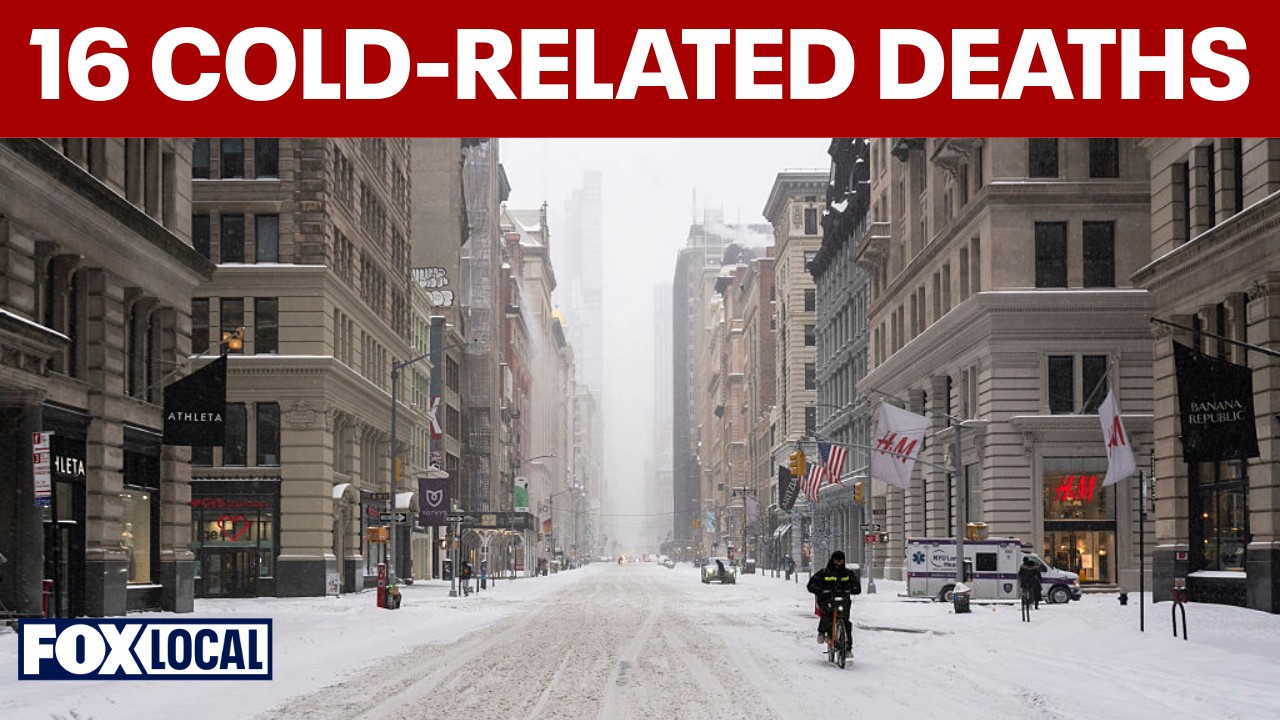 Video thumbnail for 16 people die from cold in New York City