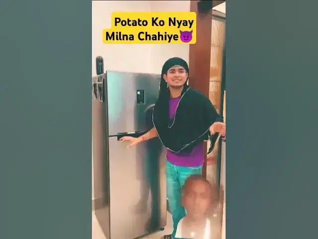 Video thumbnail for Potato Ko Nyay Milna Chahiye 😈😈 #shortvideo #viral #funny #video #viralshorts #potato #clips #comedy