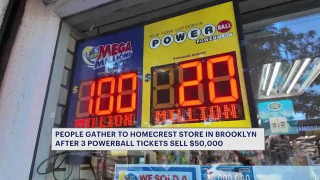 Video thumbnail for Brooklyn store rides lucky streak as customers chase $20M Powerball jackpot