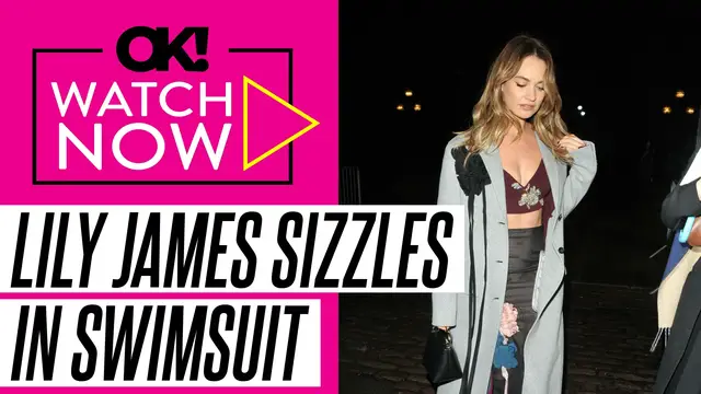 'Video thumbnail for Lily James Stuns in Plunging Swimsuit as She Shares Glimpse Inside Her Summer Getaway: Hot Photos'