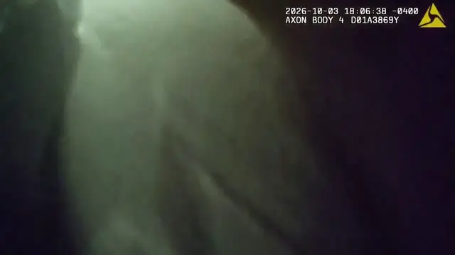 Video thumbnail for US: Hero Officers Crawl Through Smoke-Filled House To Rescue Unconscious Resident From Fire.