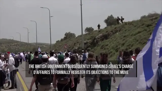 Video thumbnail for UK Condemns Israel Over New West Bank Settlement Plans.